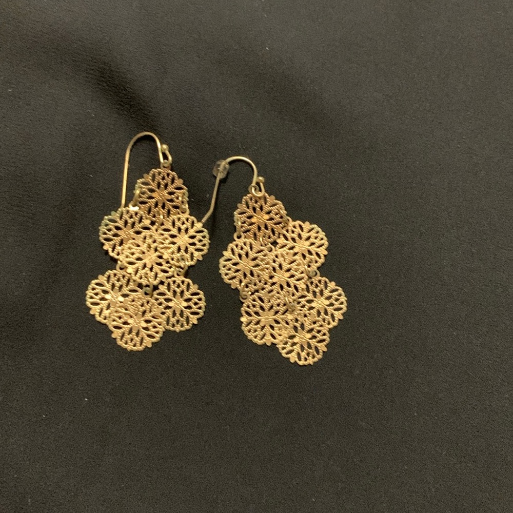 Drop earrings 1.5 inches